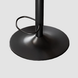 Ergonomic Leather Swivel Bar Stool - Adjustable Height with 360° Rotation