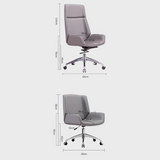 Modern Executive Swivel Office Chair with High Backrest