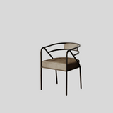 Modern Luxe Gold-Framed Dining Chair