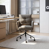 Adjustable Cotton-Linen & Microfiber Leather Study Chair