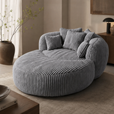 Customizable Comfy High Density Sponge Floor Lazy Compression Sofa
