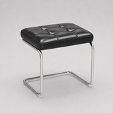 Mid-Century Solid Wood Vanity Desk with Leather Stool | Alice Vanity Table | STOOLTOPIA