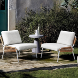 Contemporary Woven Accent Lounge Chair – Outdoor & Indoor Leisure Chair