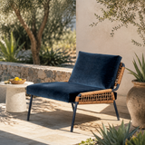 Contemporary Woven Accent Lounge Chair – Outdoor & Indoor Leisure Chair