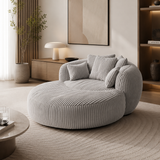 Customizable Comfy High Density Sponge Floor Lazy Compression Sofa