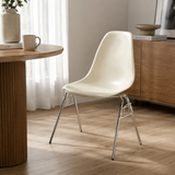 Stackable Plastic Dining Chair – Modern Minimalist, Multi-Colour