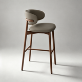 Oleandro Solid Wood Counter & Bar Stool – Leather, 65cm / 75cm