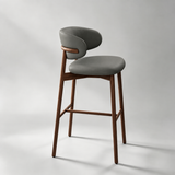 Oleandro Solid Wood Counter & Bar Stool – Leather, 65cm / 75cm