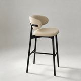 Oleandro Solid Wood Counter & Bar Stool – Leather, 65cm / 75cm
