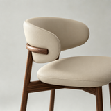 Oleandro Solid Wood Counter & Bar Stool – Leather, 65cm / 75cm