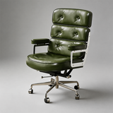 Robin Executive Chair | Leather Swivel with Adjustable Height