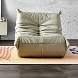 Curve Modern Armless Lounge Bean Bag Chair, Lazy Floor Sofa, Lounger