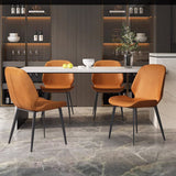 Modern Leather Dining Chair with Ergonomic Design - Perfect for Any Space