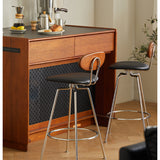 Modern Counter Height Bar Stools with Spider Metal Legs