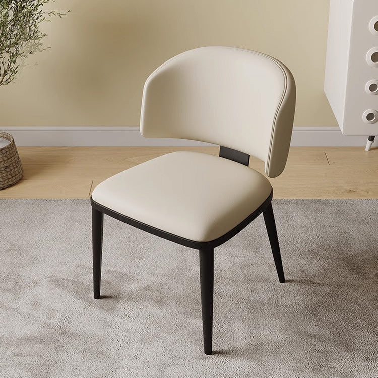 Sleek Sophistication: Premium Upholstered Dining Chair with Black Tapered Legs for Modern Interiors