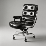Robin Executive Chair | Leather Swivel with Adjustable Height