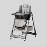 Adjustable High Chair for Babies and Toddlers with Safety Harness and Storage Basket - StoolTopia