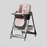 Adjustable High Chair for Babies and Toddlers with Safety Harness and Storage Basket - StoolTopia