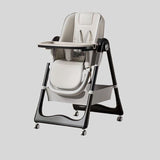 Adjustable High Chair for Babies and Toddlers with Safety Harness and Storage Basket - StoolTopia