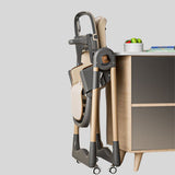 Adjustable High Chair for Babies and Toddlers with Safety Harness and Storage Basket - StoolTopia