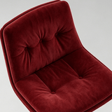 Adjustable Swivel Bar Stool - Velvet Counter Height Chair with Backrest - StoolTopia