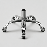Adjustable Swivel Salon Stool - Leather Seat with 360° Rotation & Wheels - StoolTopia