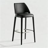 American Solid Wood Bar Chairs for Bar Furniture Modern Minimalist Front Desk Chair Nordic Designer Light Luxury High Bar Chair - StoolTopia