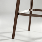 American Solid Wood Bar Chairs for Bar Furniture Modern Minimalist Front Desk Chair Nordic Designer Light Luxury High Bar Chair - StoolTopia