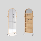 Arched Full - Length Mirror Cabinet - StoolTopia