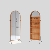 Arched Full - Length Mirror Cabinet - StoolTopia