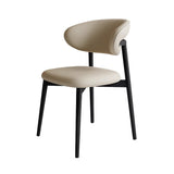 Contemporary Faux Leather Dining Chair - Elegant and Comfortable Seating