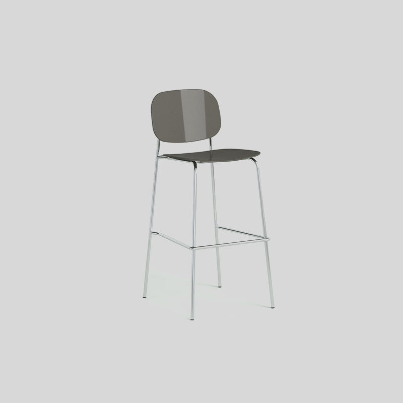 Modern Bar Chairs High Island Stools Transparent Commercial Accent Bar Chairs Plastic Counter Nordic Banqueta Furniture