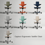 Capisco Ergonomic Saddle Chair with Lumbar Support – Adjustable Height Posture Stool for Office & Home | STOOLTOPIA - StoolTopia