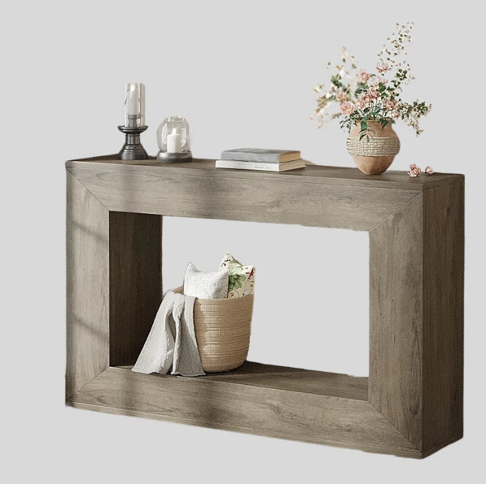 Modern Geometric Entryway Console Table