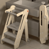 Children’s Adjustable Foldable Step Stool with Safety Handle - StoolTopia