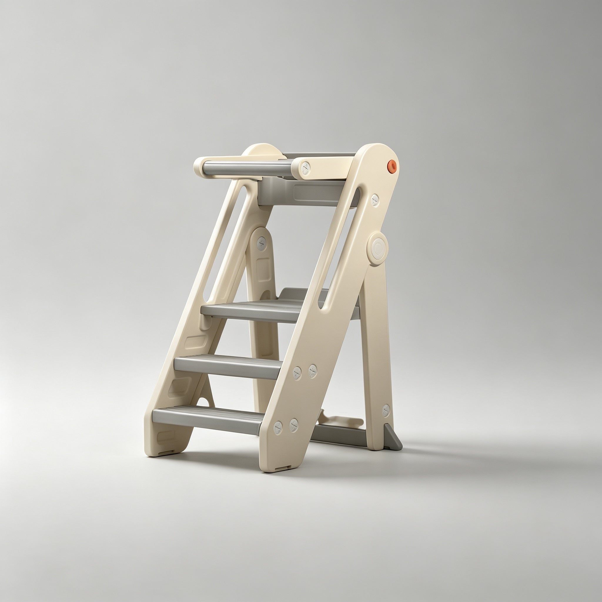 Children’s Adjustable Foldable Step Stool with Safety Handle – StoolTopia