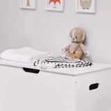 Children’s Wooden Toy Storage Chest with Safety Hinge - StoolTopia