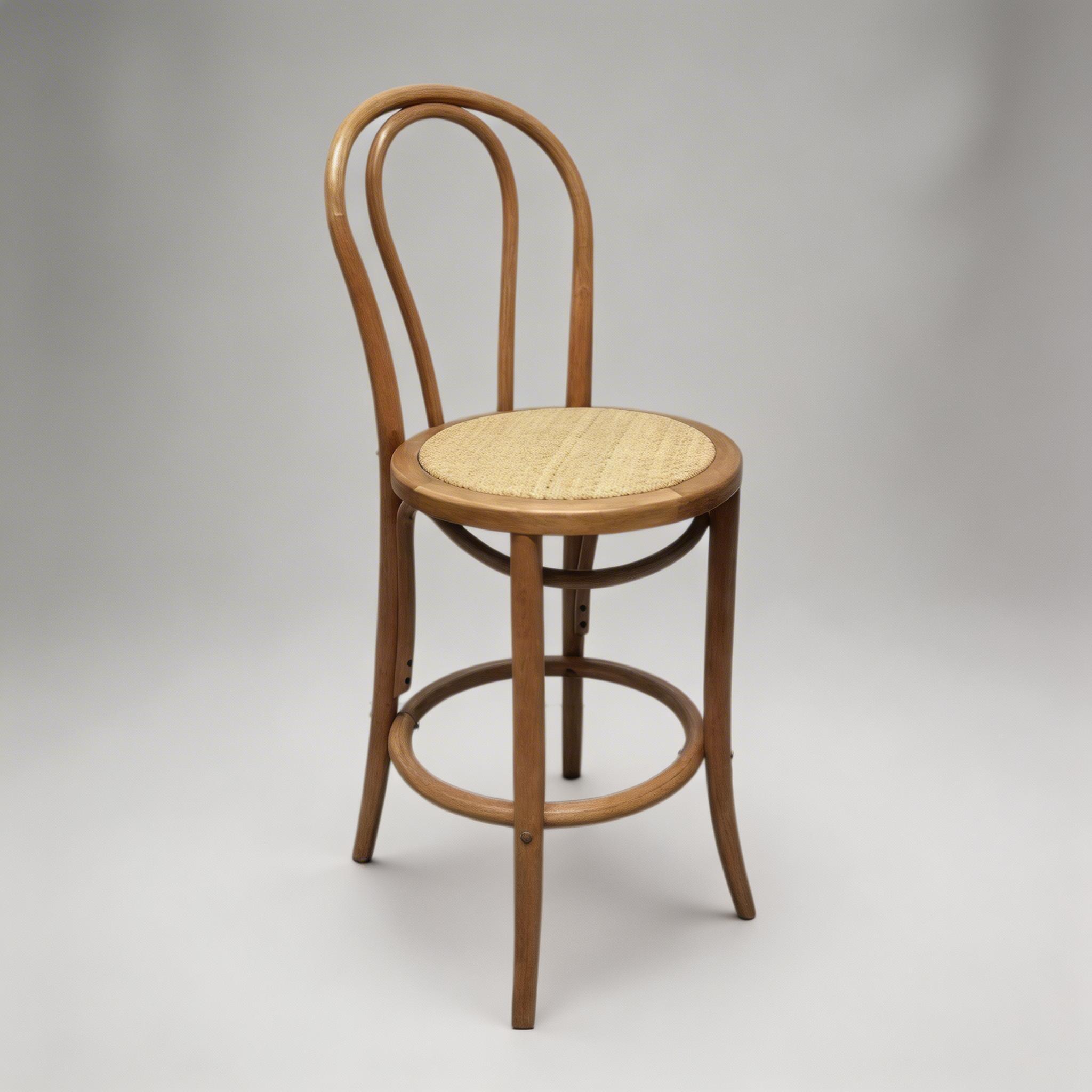 Classic Bentwood Bistro Chair - Natural Wood Finish | Timeless