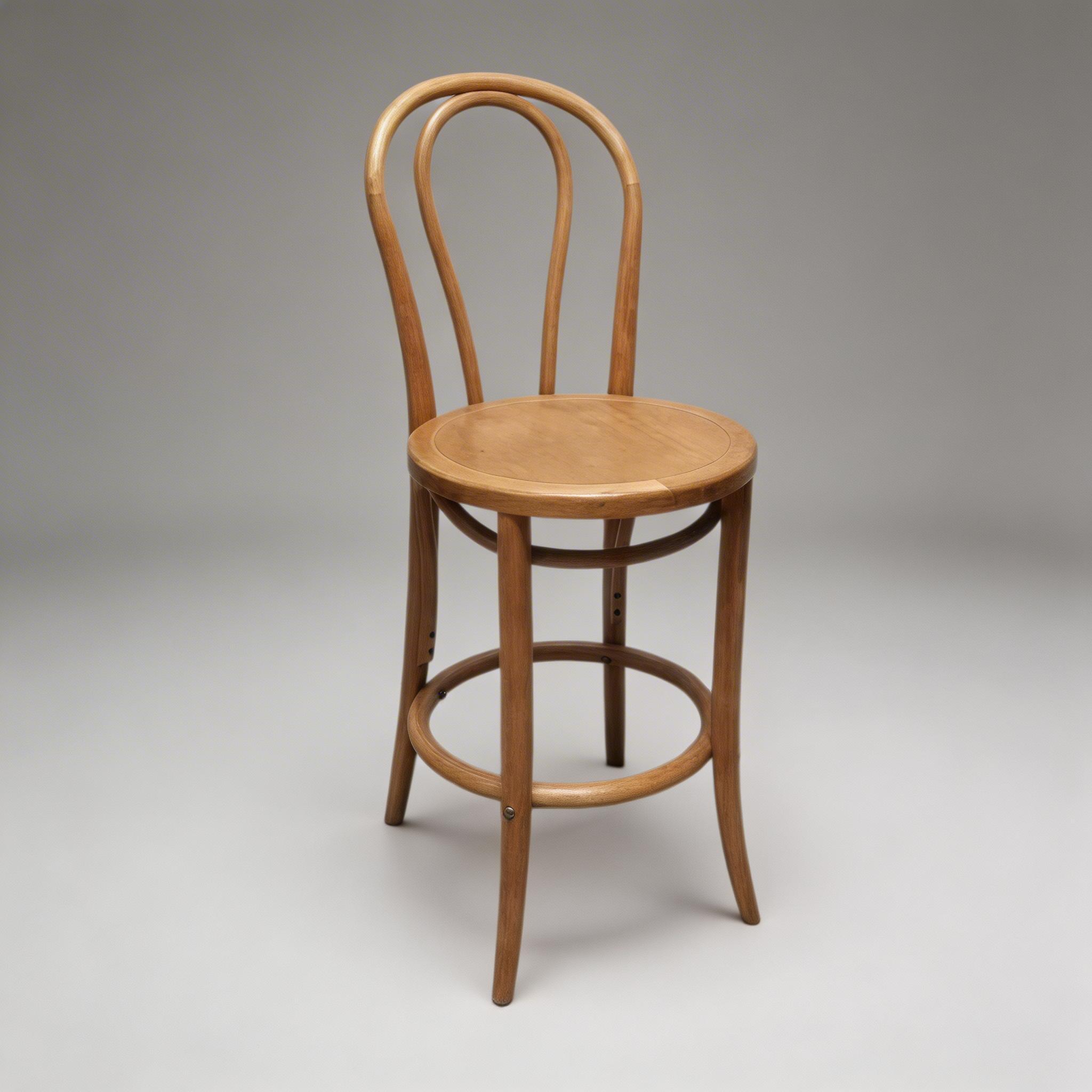 Classic Bentwood Bistro Chair - Natural Wood Finish | Timeless