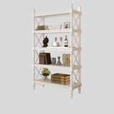 Classic European Solid Wood Display Shelf – Turned Column Storage Rack - StoolTopia