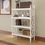 Classic European Solid Wood Display Shelf – Turned Column Storage Rack - StoolTopia