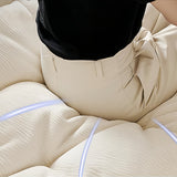 Cloud - Like Compressed Fabric Sofa, 32D High Resilience Sponge - StoolTopia