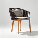 Coastal Bar Chair - White Ash Wood with PE Rattan Seat for Indoor & Outdoor - StoolTopia