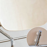 Contemporary Acrylic Armchair - Stylish Dining & Café Chair with Chrome Frame - StoolTopia