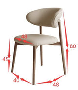 Contemporary Faux Leather Dining Chair - Elegant and Comfortable Seating - StoolTopia