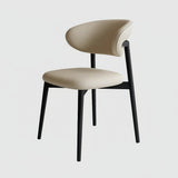 Contemporary Faux Leather Dining Chair - Elegant and Comfortable Seating - StoolTopia