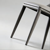 Contemporary Leather Dining Chair - Elegance and Comfort - StoolTopia