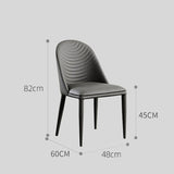 Contemporary Leather Dining Chair - Elegance and Comfort - StoolTopia