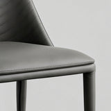 Contemporary Leather Dining Chair - Elegance and Comfort - StoolTopia