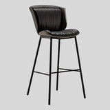 Contemporary Padded Bar Stool with Sleek Metal Legs for Modern Spaces - StoolTopia